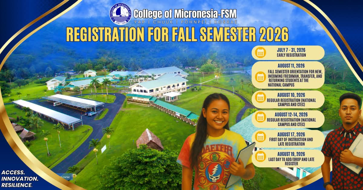 Registration for Fall Semester 2026